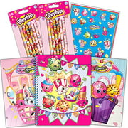 Shopkins School Supplies Value Pack -- 2 Folders, 12 Pencils, Notebook and Stickers