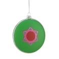 thumbnail image 2 of Round "Tootsie Roll POP" Christmas Disc Ornament - 4" - Green and Pink, 2 of 2