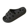 thumbnail image 5 of Unisex Bear Pattern Drainage Shower Slide Sandals Non Slip Odor Resistant Open Toe Bathroom Slippers for Men Women, 5 of 6