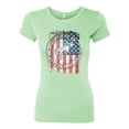 thumbnail image 2 of Wild Bobby US Flag Ford Bronco Women Slim Fit Junior Tee, 2 of 6