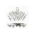 thumbnail image 1 of Stainless Steel Hanger with 35 Clips for Socks, Shorts, Underwear and Baby Clothes, 1 of 4
