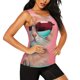 thumbnail image 2 of Fotbe Cool Cat Pink Sunglasses Blusas Sin Mangas para Mujer – Estilo Casual, Corte Suelto, Slim-Fit, Cuello Redondo Deportivo, Tops de Verano para Gimnasio y Yoga-Medium, 2 of 7