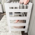 thumbnail image 3 of Max & Lily Solid Wood Loft Bed with Desk, Modern Farmhouse High Twin Loft Bed For Kids, 3 of 8
