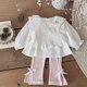 thumbnail image 1 of Ropa coreana para bebé, blusa de Estilo Princesa dulce, bata y pantalones, traje de 3 uds para niño pequeño, traje para niña pequeña de primavera y otoño, 1 of 6