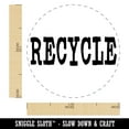 thumbnail image 2 of Recycle Fun Text Self-Inking Rubber Stamp Ink Stamper - Fuchsia Ink - Medium 1 Inch, 2 of 7