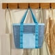 thumbnail image 1 of Bolso de mano de playa para mujer perfecl Azul grande, 1 of 8