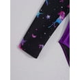 thumbnail image 6 of Manyakai Girls Gymnastics Leotards Ballet Dance Leotards Long Sleeve Tank Unitard One Piece Jumpsuit Purple 8, 6 of 7