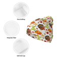 thumbnail image 3 of Disketp Thanksgiving Turkey Winter Beanie for Men Women Beanie Knit Hat Cuffed Cap Beanie Knit Chunky Snow Cap, 3 of 6