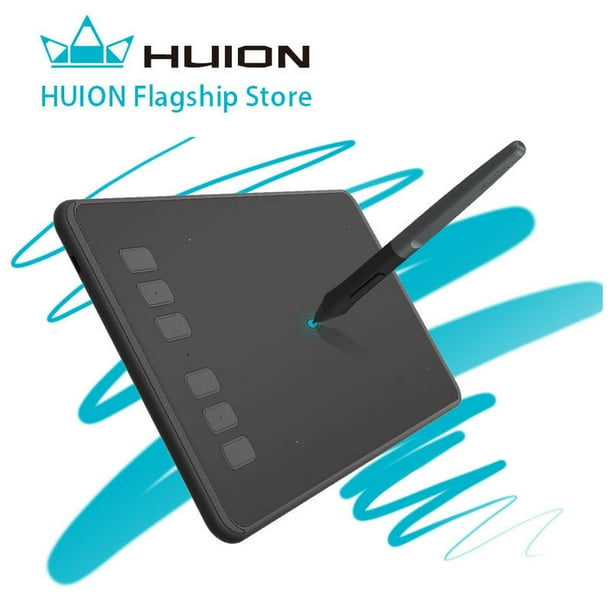 Huion H640P Graphics Tablets OSU Drawing Tablet with 6 Shortcut Keys