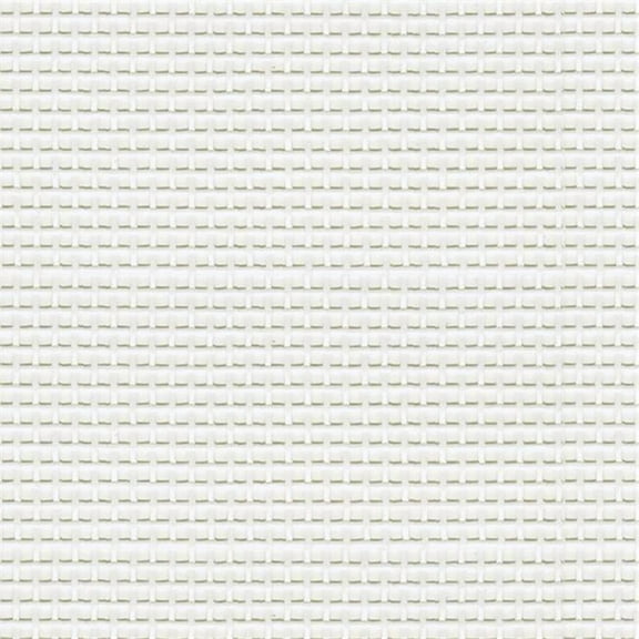 911 61 in. PVC Extruded Mesh with Selvages Fabric, 6 White - 9 oz