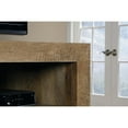 Sauder Dakota Pass TV Stand Credenza for TVs up to 60", Craftsman Oak