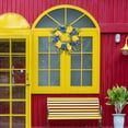 thumbnail image 4 of Christmas Wreath,Front Door Wreath Yellow And Blue Wreath Spring Summer Farmhouse Wreath For Front Door Home Wall Wedding Tabletop Summer Decor, 4 of 9