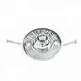 thumbnail image 5 of 2 Door Bell Chrome Embossed PRESS Round Bell | Renovator's Supply, 5 of 6