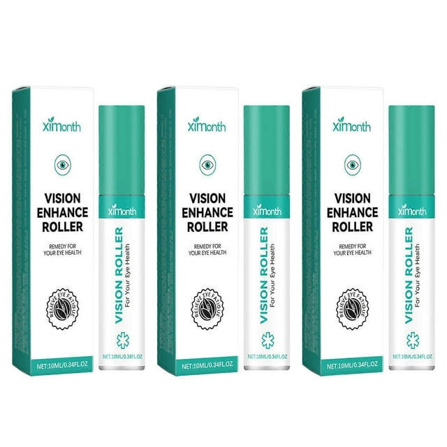 Vision-Enhancement Roller for Women Men Natural Ingredients Eye Roller for Relieves Tired Dry Eyes