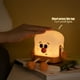 thumbnail image 3 of Luz tostada recargable y lindo soporte para teléfono, linda luz nocturna regulable para decoración de habitación, decoración de cama de dormitorio, 3 of 6