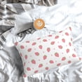 thumbnail image 6 of Kdxio Cotton Pillow Cases 20"x30" Pillowcases,Soft and Breathable Bedroom Pillow Cases-Hand Drawn Strawberry, 6 of 8