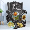 thumbnail image 4 of Tea Soft Flannel Fleece Blanket, Breakfast Theme Ginger Herbal Honey Lemon Healthy Living Organic Drink Doodle Artwork, Cozy Plush for Indoor and Outdoor Use, 50" x 70", Multicolor, by Ambesonne, 4 of 5