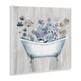 thumbnail image 4 of Stupell Industries Rustic Blue Floral Tub Bath & Laundry Painting Unframed Art Print Wall Art, 12 x 12, 4 of 8