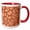 Red/White, variant on 3drose, Cracked Mud Patterns on the Playa, Anza Borrego Desert Sp, California, 11oz Two-tone Black Mug