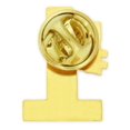 thumbnail image 3 of PinMart's Gold Plated #1 Team Sports Enamel Lapel Pin, 3 of 3
