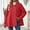 Red, variant on Women Solid Color Button Front Long Sleeve Wool Blend Coat, Casual Loose Fit Lapel Outerwear, Fashion Mid Length Overcoat for Daily Outdoor Wear Khaki XL(XL)