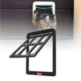 thumbnail image 1 of Slide Gate Frame, Pet Flap Door Widely Applicable Durable  For Pets Black, 1 of 8