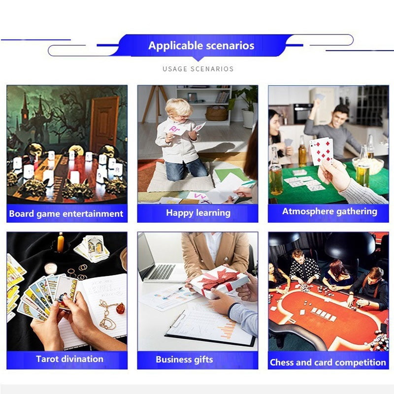 Plastic Poker Deck Professional Poker Deck Playing Cards Classic Carte Waterproof Game Card Cool Playing Cards Deck PKP01