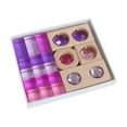 thumbnail image 3 of Esquirla 19Pcs Rainbow Building Cubes Smooth Acrylic GEM Building Blocks Set for Kids Violet, 3 of 8