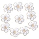 thumbnail image 1 of Fornituras de Fabricación Gloria Flor de Perla para Accesorios de Cabello 30 mm 10 Piezas, 1 of 9