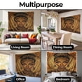 thumbnail image 4 of Melanin Queen Glow Wall Tapestry for Bedroom by DC | African American Tapestry Wall Hanging & Aesthetic Decor for Dorm, Living Room, Picnic & Home | 45"x60", 4 of 7