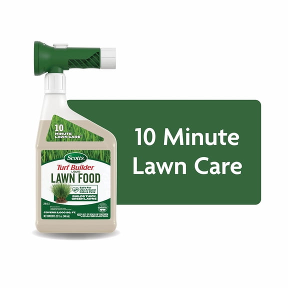 Scotts Turf Builder Liquid Lawn Food, Lawn Fertilizer, For Any Grass Type, 32 fl. oz.