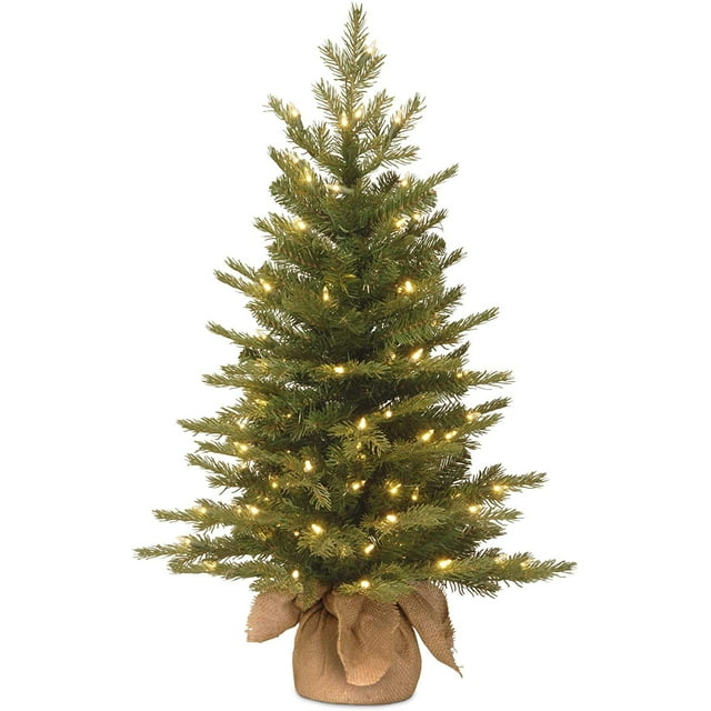 Árbol de Navidad artificial National Tree Company de 90 cm con luces