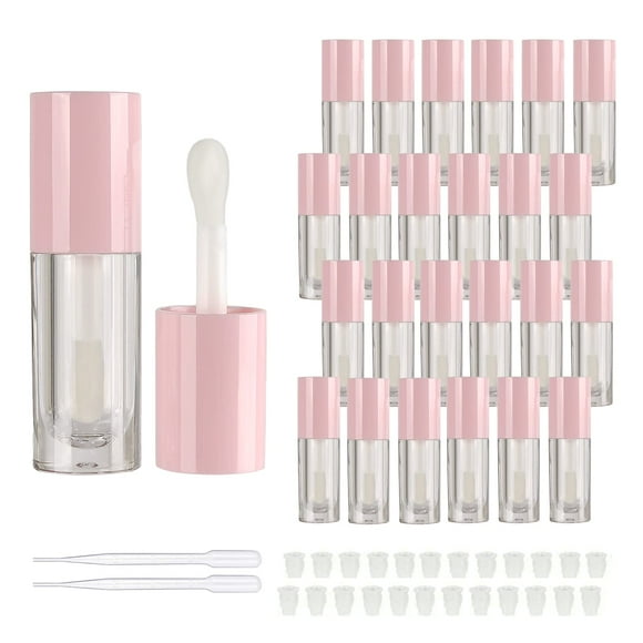 Tubos vacíos para brillo de labios COSIDEA, 6 ml, con varilla, 14 unidades, rosas
