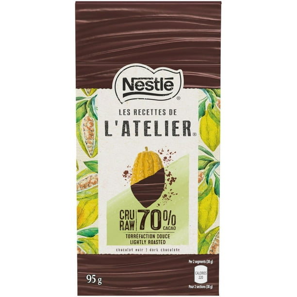 Chocolat noir 70 % de cacao cru NESTLÉ® RECETTES DE L’ATELIER®