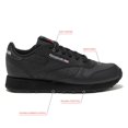 thumbnail image 2 of Zapatillas Reebok Classic Leather negras talla 3 para niños pequeños, 2 of 6
