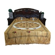 Mogul Tapestry Cotton Bed Cover Printed Indi Boho Décor Bedspread