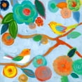 thumbnail image 3 of Tava Studios 15x15 Black Modern Framed Museum Art Print Titled - Birds and Whimsy I, 3 of 5