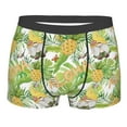 thumbnail image 4 of Goofa Gnome and Pineapple Printed Men's Boxer Briefs Underwear, Moisture-Wicking Underwear, Trunk,Soft and Breathable Cotton Underwear-Small, 4 of 9
