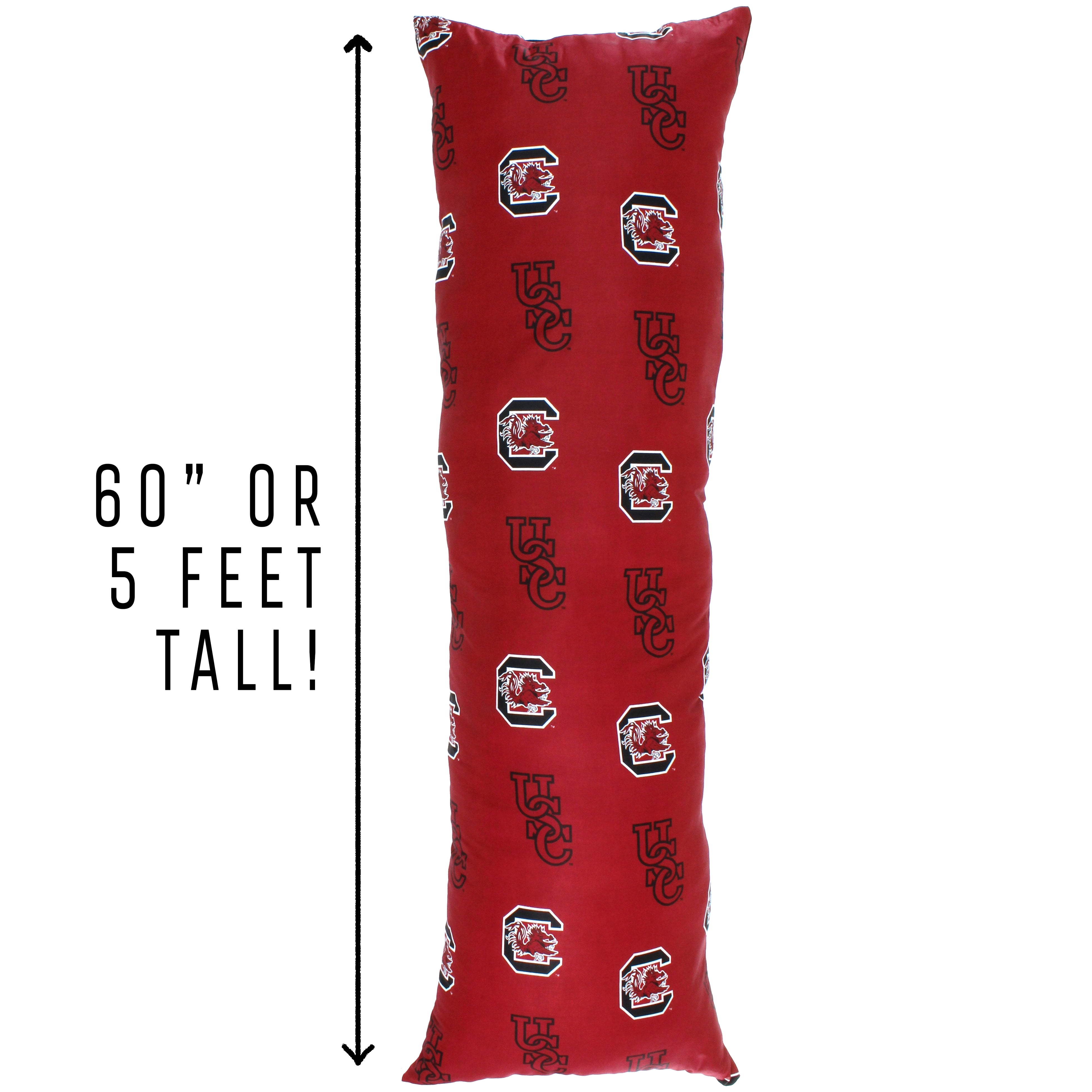 South Carolina Gamecocks Big Comfy Body Pillow - 20" x 60"