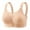 Beige, variant on CFLVAEK Plus Size Bras for Women No Underwire Everyday Bralette for Big Bust Comfort Full Coverage Push Up Bras Adjustable Strap Senior Bras Beige XXL