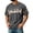 Grey, variant on WAYUTE Men's Halloween Pumpkin Funny Print Short Sleeve T Shirts Casual Crewneck Loose Comfort T-Shirts for Man,M
