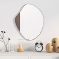 thumbnail image 1 of vidaXL Miroir Mural Argent 50x40 cm, 1 of 4