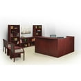 thumbnail image 5 of Regency Legacy Single Pedestal Reception Desk- Mahogany, 5 of 6
