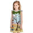 thumbnail image 1 of Gaeub Robe de Pyjama Imprimée pour Femmes Africaines, Vêtements de Nuit Confortables, Robe de Nuit Imprimée pour Dormir, Vêtements de Détente, Fêtes-TTG, 1 of 6
