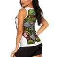 thumbnail image 3 of Lsque Fishing Gnome Printed Workout Tank Tops for Women, Athletic Sports Tank Tops, Compression Sleeveless Dry Fit Shirts,Sleeveless Yoga Shirt-Small, 3 of 9