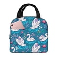 thumbnail image 1 of Easygdp Swan On The Pond Bolsa Térmica Premium - Tela Oxford Impermeable, Gran Capacidad, Bolsillo Frontal, Unisex para Trabajo, Escuela, Actividades al Aire Libre y Picnics, 1 of 8