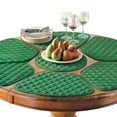 thumbnail image 2 of Collections Etc Kitchen Table Placemat and Centerpiece Set - 7 Pc, Holiday Green, 2 of 5
