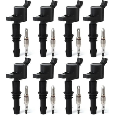 POLARPRA 8pcs Ignition Coils  8pcs Iridium Spark Plugs for Ford F-150 Expedition 5.4L FD508