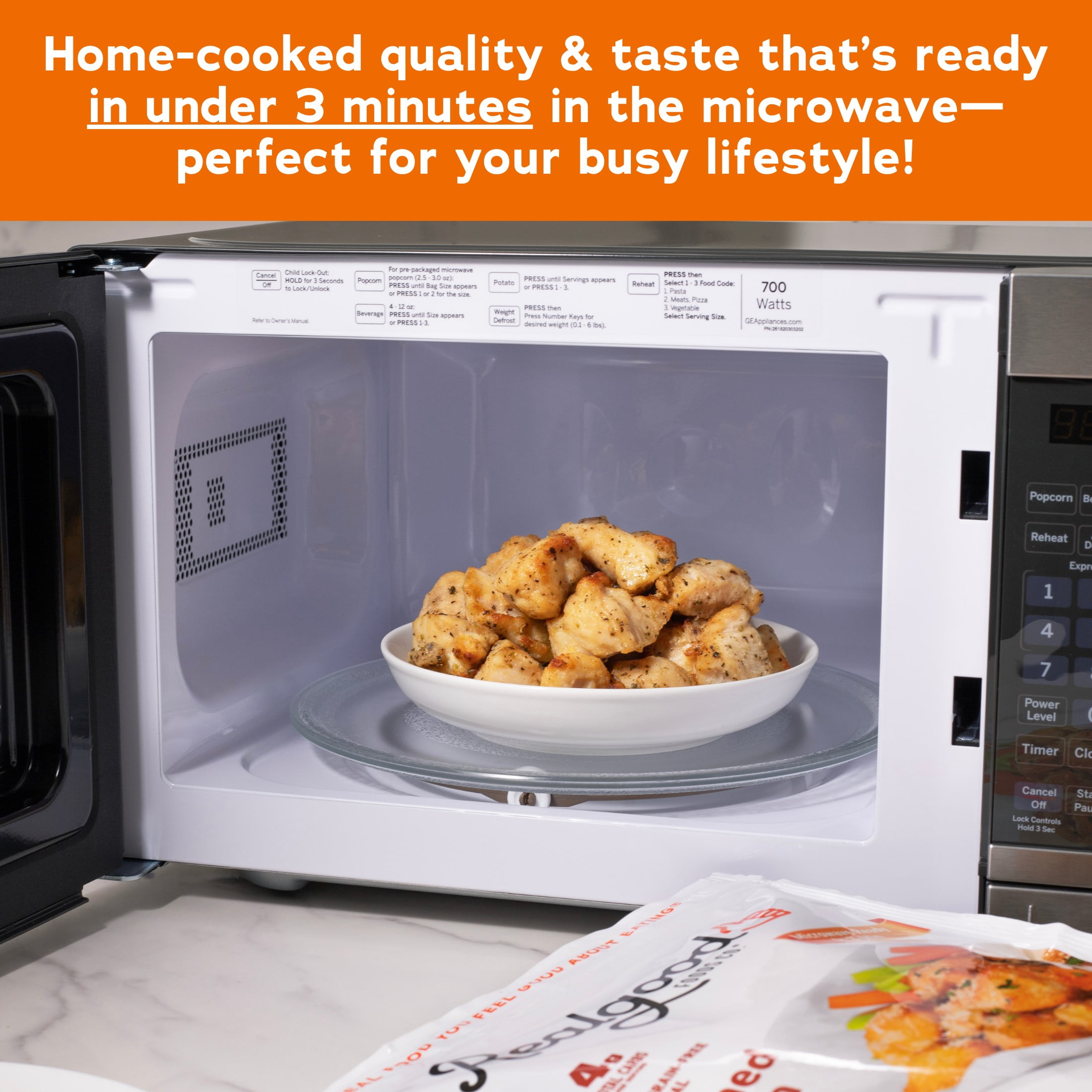 Realgood Foods Co. Parmesan Garlic Chicken Breast Nuggets, 20 oz Bag (Frozen)