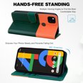 thumbnail image 3 of Compatible with Google Pixel 4A 4G Cute Animals Pattern Wallet Case with Card Slots Flip Cover, 3 of 5